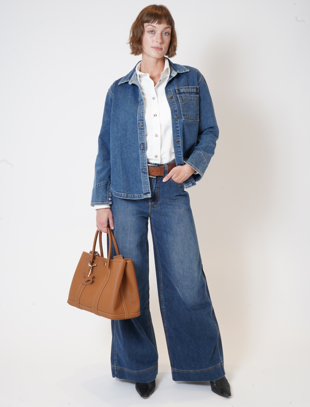 Blue Ridge Flared High Waisted Denim Jeans