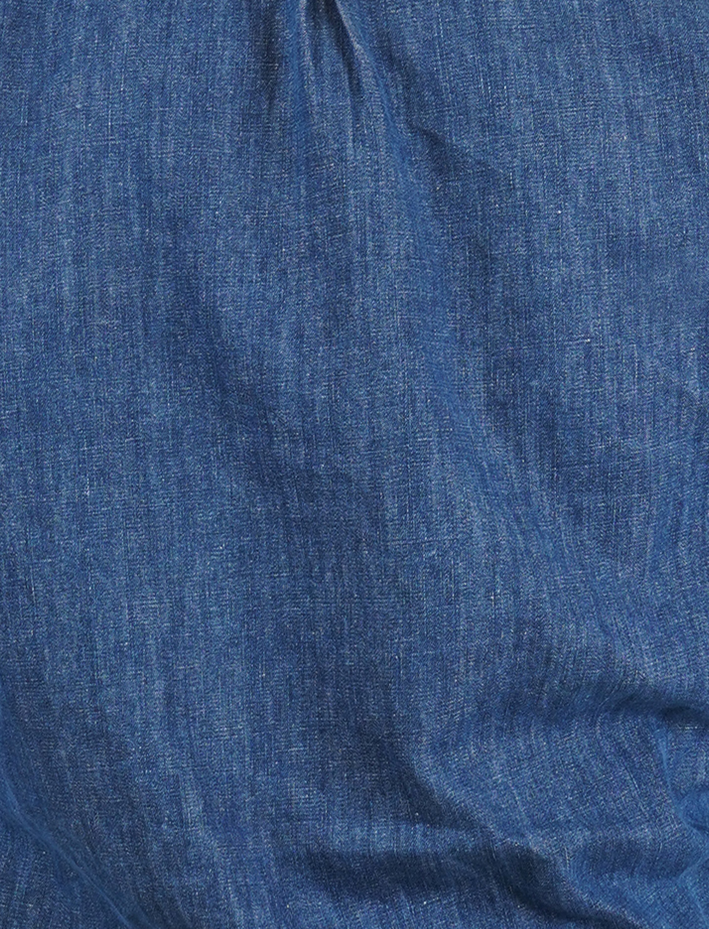 Linen Blend Denim Shirt