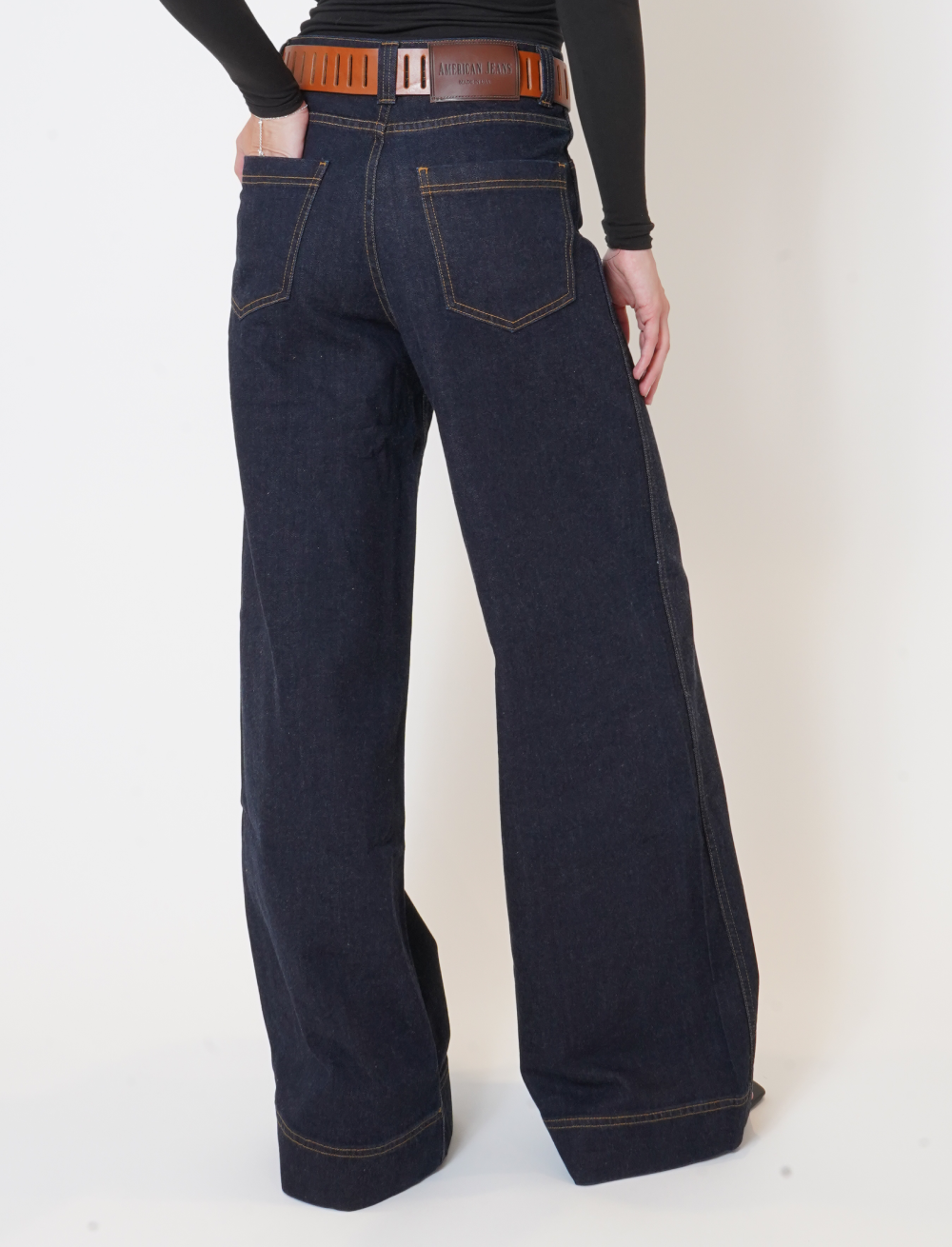Hudson Midnight Flared High Waisted Denim