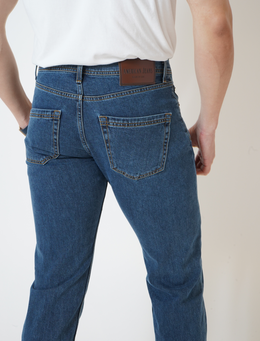 Dakota Indigo Men’s Italian Jeans