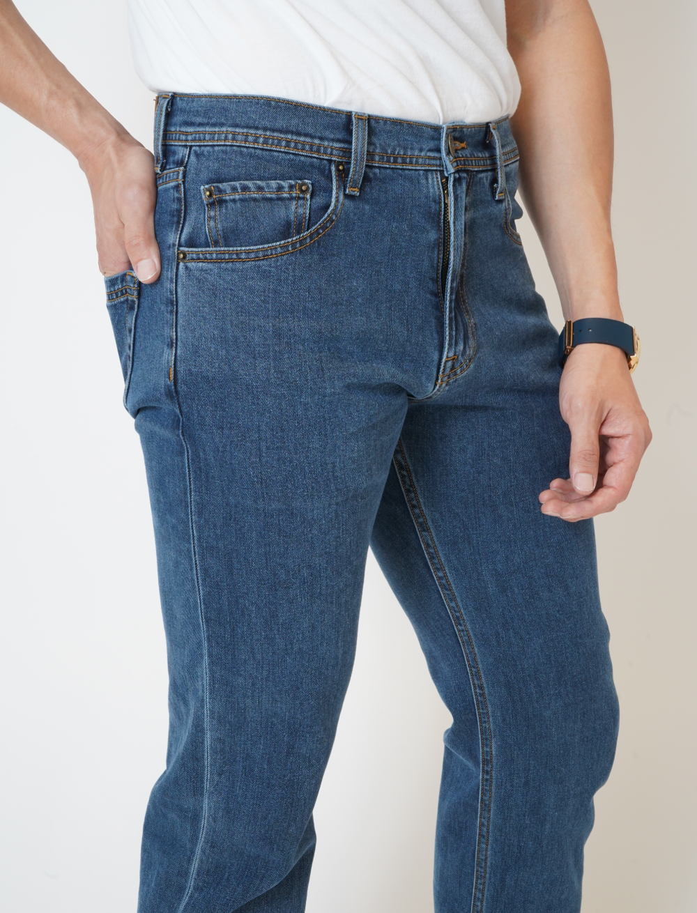 Dakota Indigo Men’s Italian Jeans