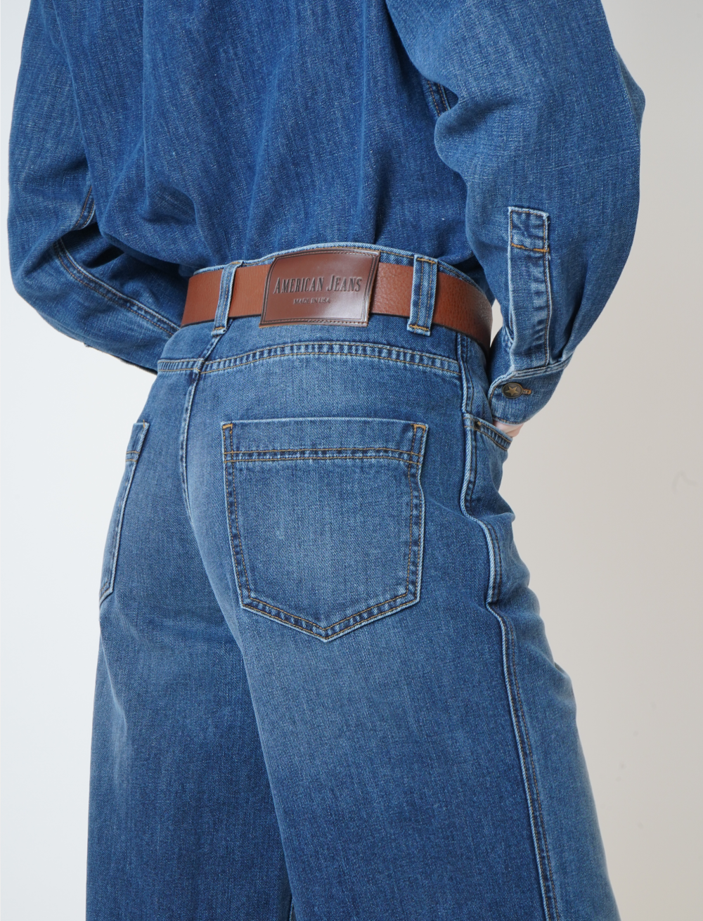 Blue Ridge Wide Leg Denim Jeans