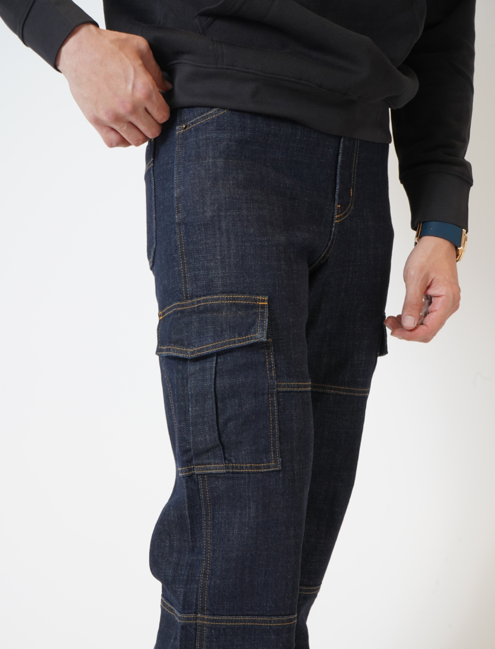 Hudson Midnight Men’s Cargo Denim Jeans