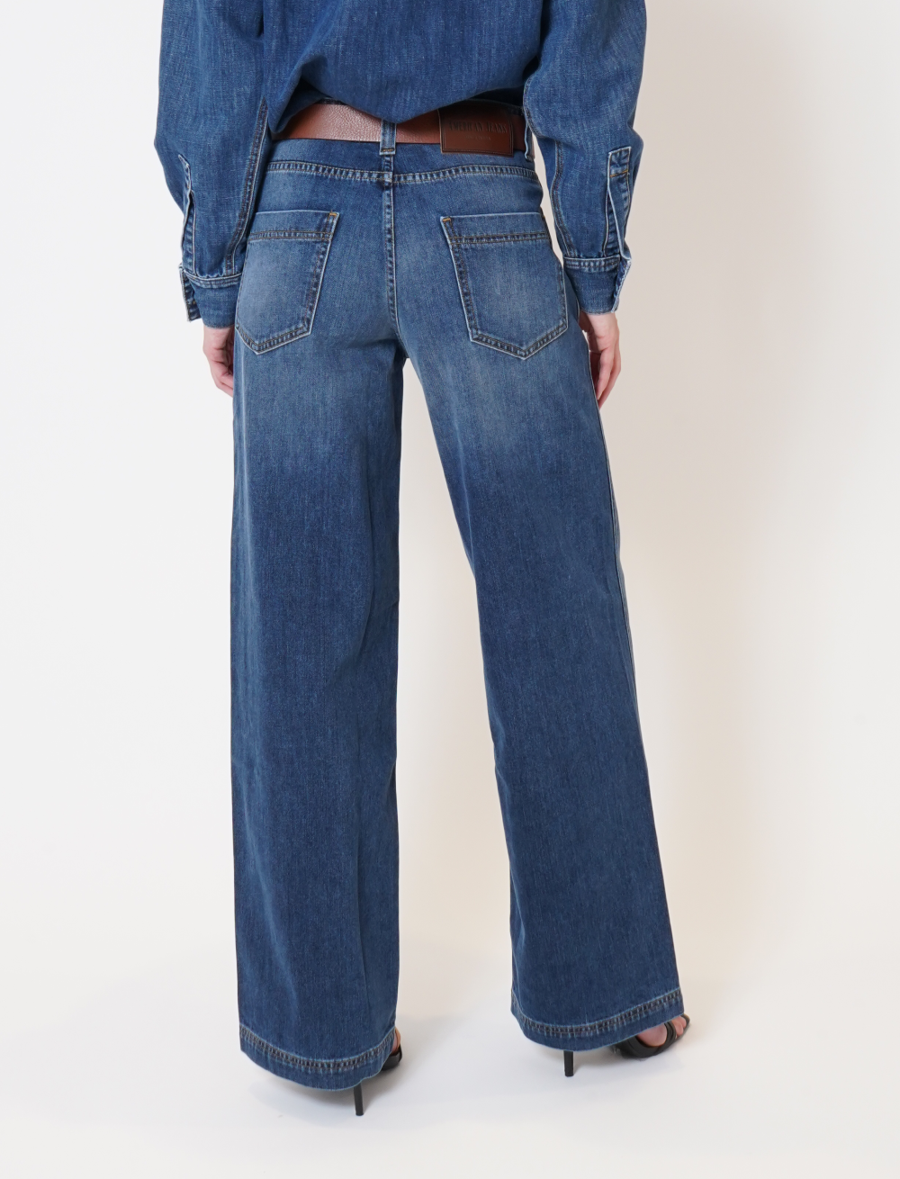Blue Ridge Wide Leg Denim Jeans