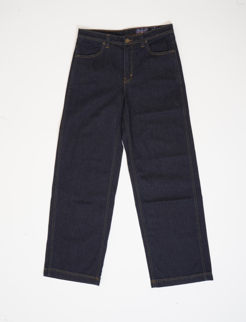Hudson Midnight Wide Leg Denim Jeans