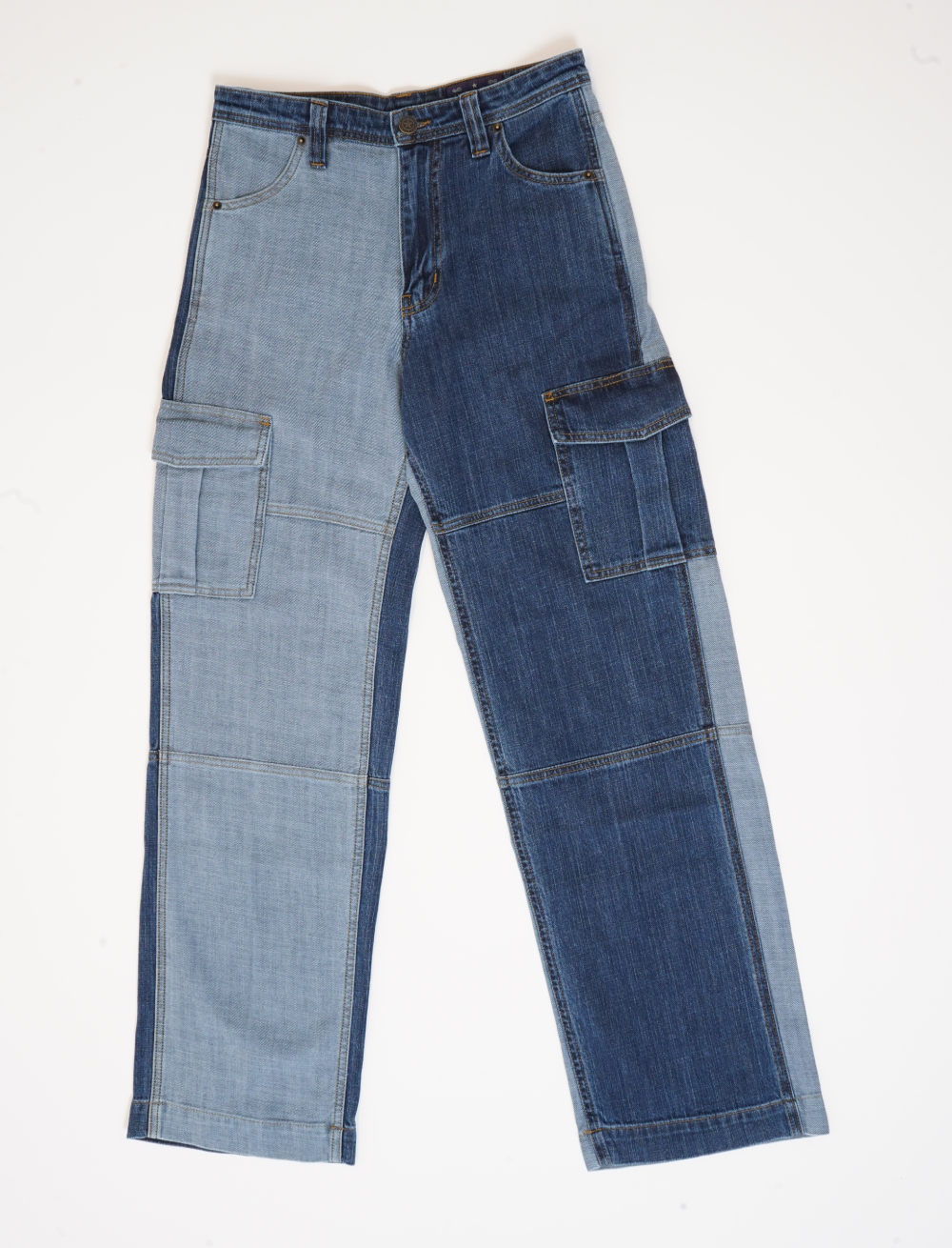 Two Tone women’s Cargo denim jeans